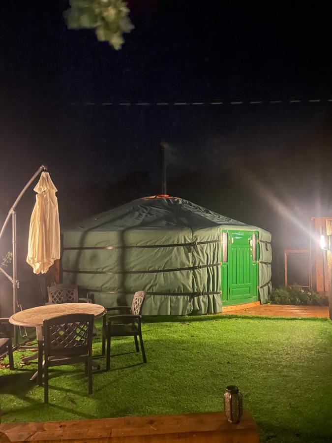 O Dan Y Coed Luxury Yurt With Hot Tub Hotel Chwilog Екстериор снимка